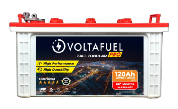 Voltafuel VF1200JT Pro (120Ah) Jumbo Inverter Battery