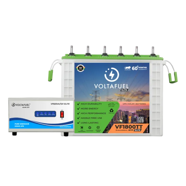 1 BHK Basic Bundle Battery VF1800TT ELITE + UPS / Inverter VF825VA/12V
